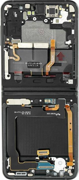 Image du produit Samsung Écran + cadre (sans caméra) F711 Galaxy Z Flip3 5G noir GH82-27243A (Écran, Samsung Galaxy Z Flip3 5G)
