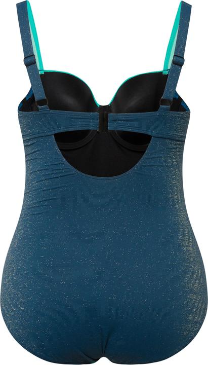 Produktbild Ulla Popken Badeanzug, Glitter, Softcups, Bügel (48)