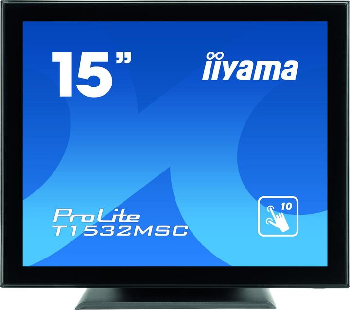 Actual product image iiyama T1532MSC-B5AG Display 38.1cm 15inch (1024 x 768 pixels, 15")