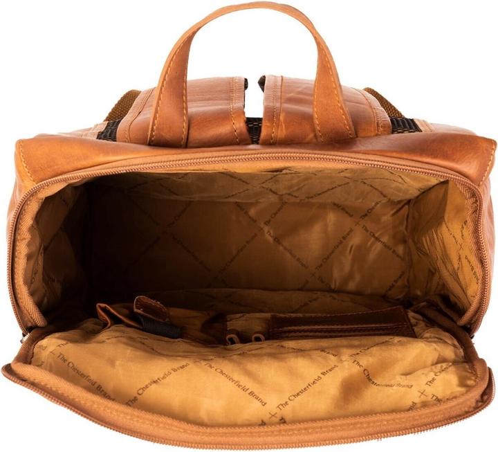 Productafbeelding Chesterfield Rijk Leren Laptop Rugtas - 15.4 inch - Cognac (19 l)