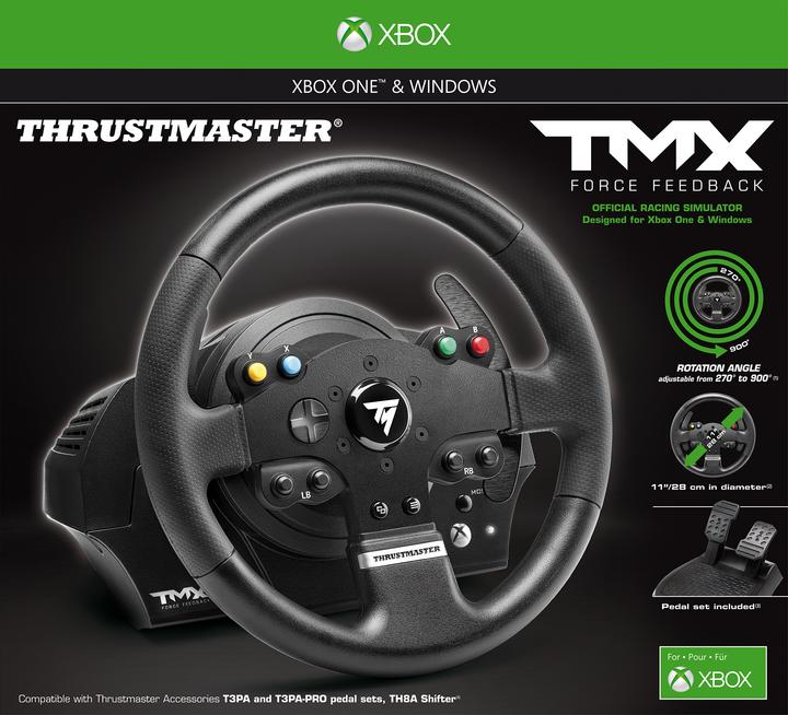 Immagine prodotto Thrustmaster TMX Wheel Force Feedback (PC, Xbox One S, Xbox One X, Xbox Series S, Xbox Series X)