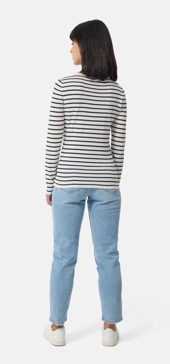 Produktbild Cash-Mere Kaschmir Rundhals Pullover gestreift (L)