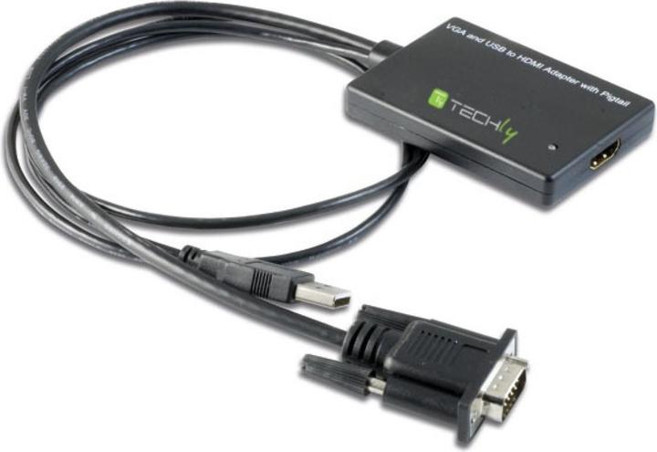Produktbild Techly AV Konverter IDATA-HDMI-VGA3 (1 m, VGA)