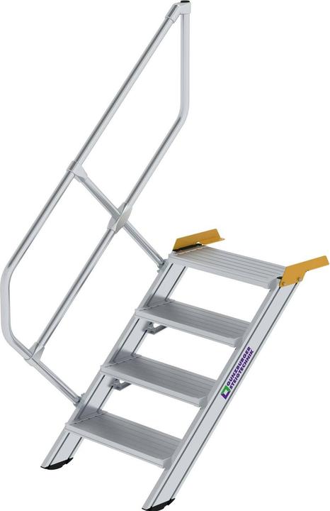 Produktbild Munk Treppe 45° Stufenbreite 600 mm 4 Stufen Aluminium geriffelt (Gerüst, 105.80 cm)