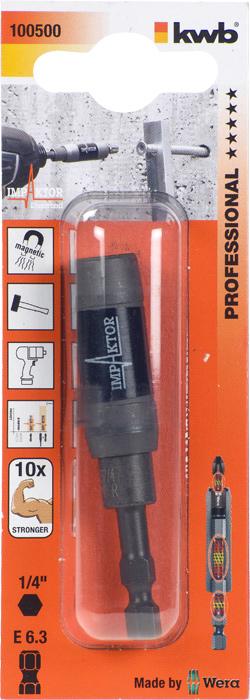 Actual product image kwb Impact quick change bit holder (1/4")