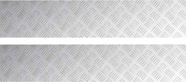 Produktbild VidaXL Aluminium Treppenplatten (100 x 20 cm)
