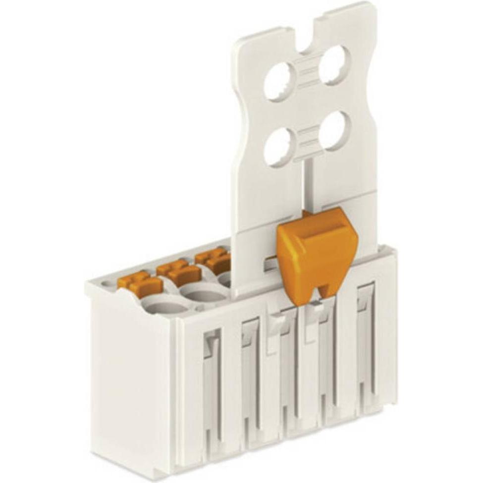 Wago Connettore multipoint femmina a 1 filo, Cavo + Spina elettrica, Grigio
