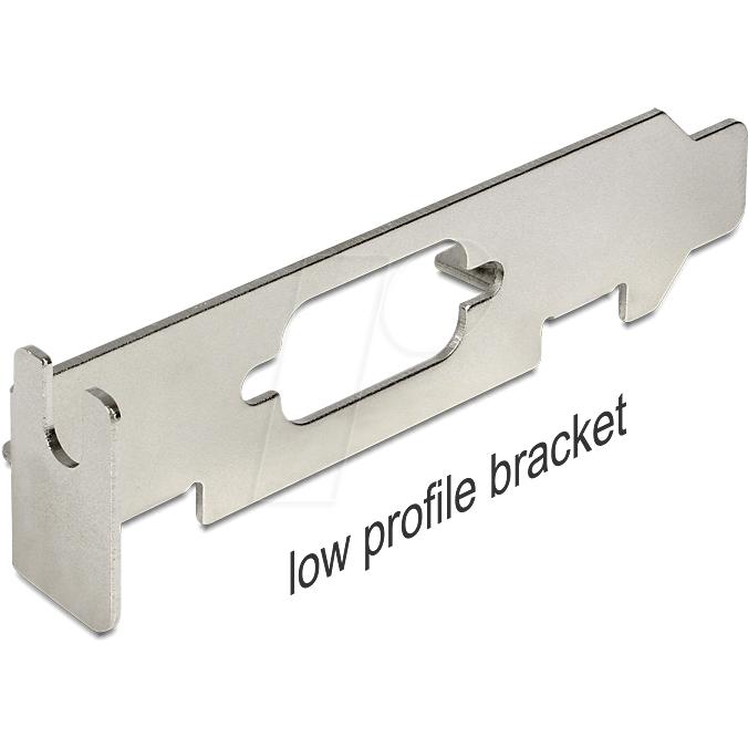 Delock Low Profile Bracket, PC Gehäuse Zubehör