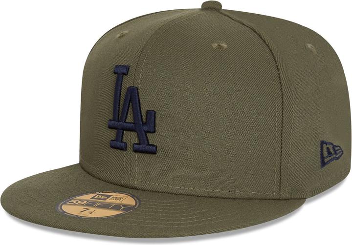 Produktbild New Era 59Fifty Fitted Cap Los Angeles Dodgers oliv - 7 1/8 (7 1/8)