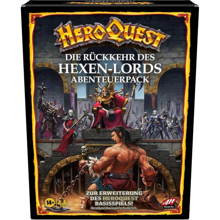 Produktbild Hasbro Gaming Expertenspiel HeroQuest: Die Rückkehr des Hexenlords (Deutsch, 2 - 5 Spieler)