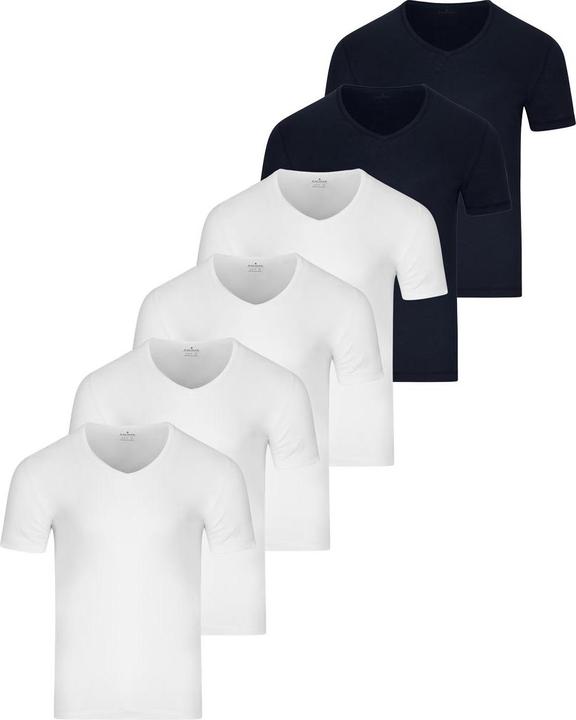Actual product image Ragman 6er Pack Basic Unterhemd / Shirt Kurzarm (L)