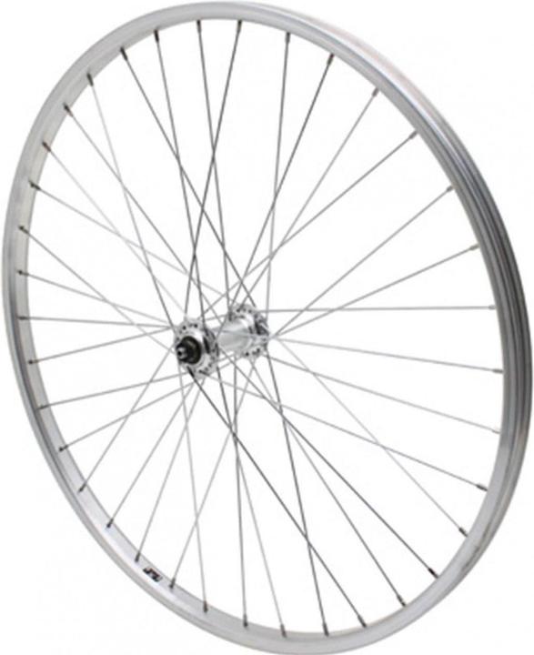 Actual product image Velox Front bike wheel aluminum hub aluminum blocking (Front wheel, 26")