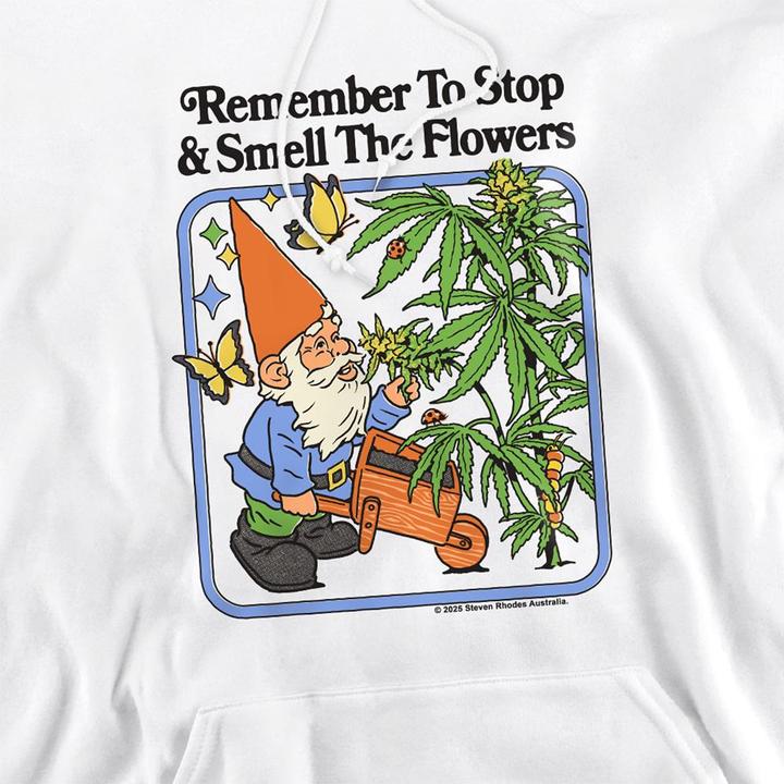 Produktbild Steven Rhodes Smell The Flowers Kapuzenpullover (M)