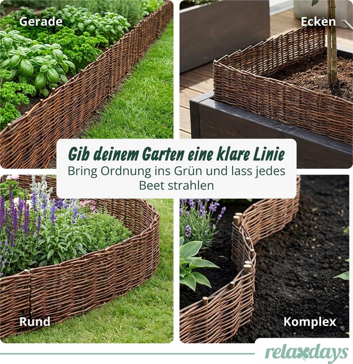 Productafbeelding Relaxdays Beeteinfassung (60 cm)