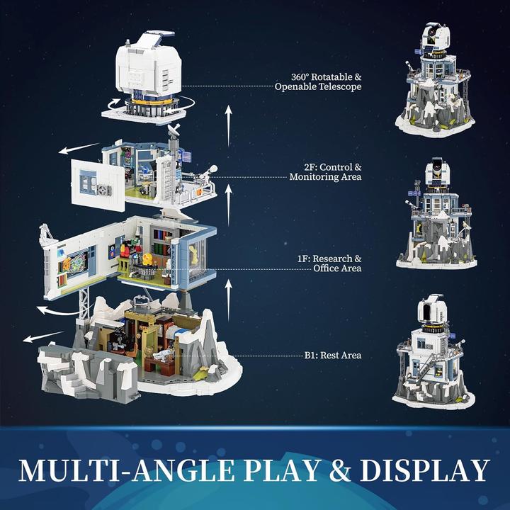 Actual product image Lumibricks Alpine Observatory