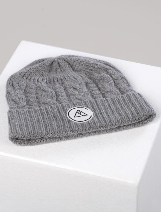 Actual product image Cash-Mere Kaschmir Zopfmuster Mütze (One size)