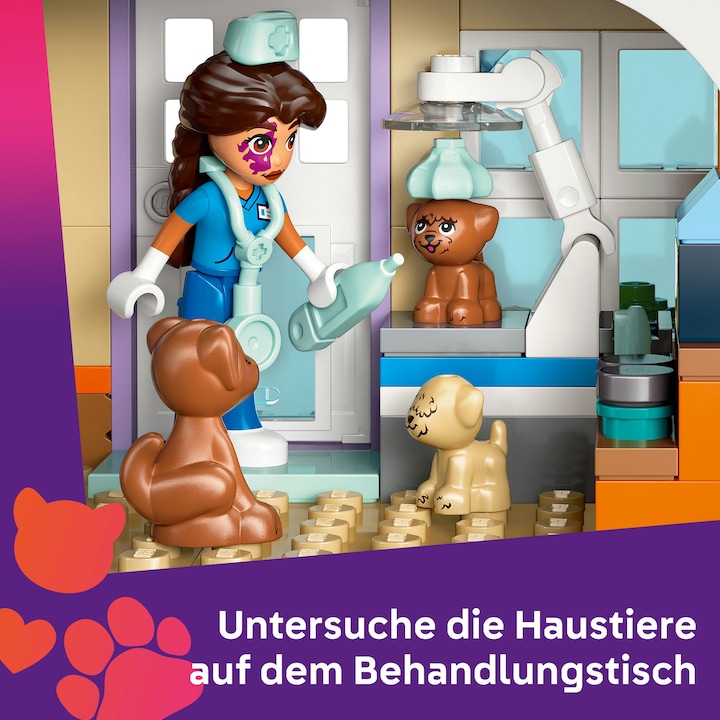 Produktbild LEGO Tierarztpraxis für Pferde und Haustiere (42651, LEGO Friends)