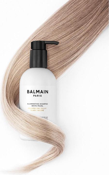 Actual product image Balmain Illuminating Shampoo White Pearl, Non-professional, Shampoo, Blonde, Blond, Grey, 300 ml (Liquid shampoo, 300 ml)