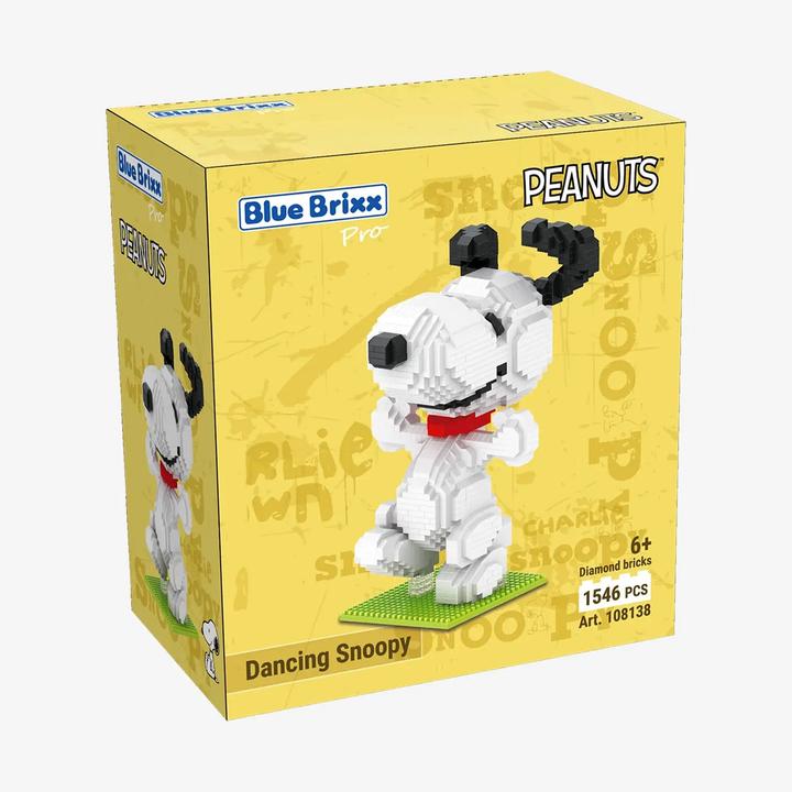 Produktbild BlueBrixx-Pro Tanzender Snoopy (diamond blocks)