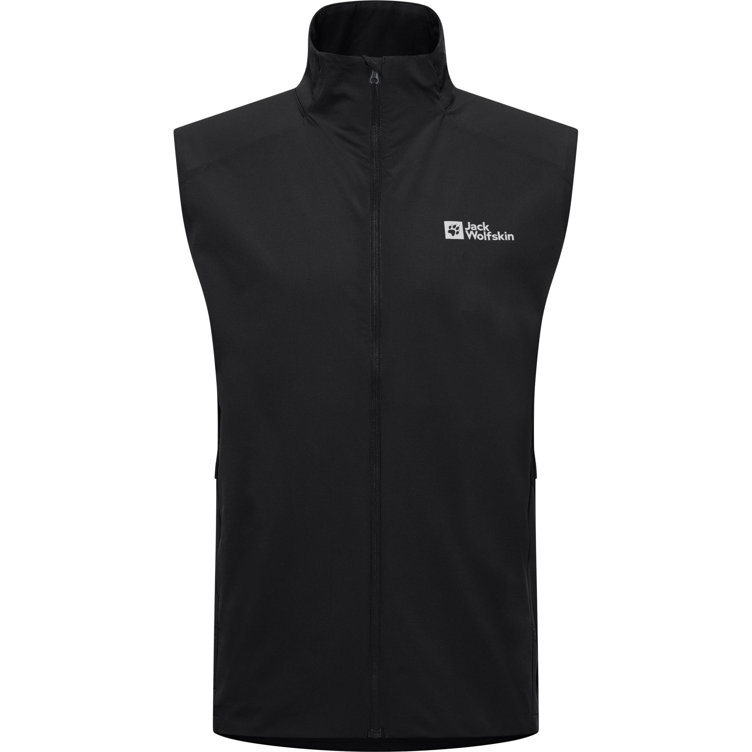 Jack Wolfskin, Herren, Weste, Prelight Stride Vest M, Schwarz, (M)