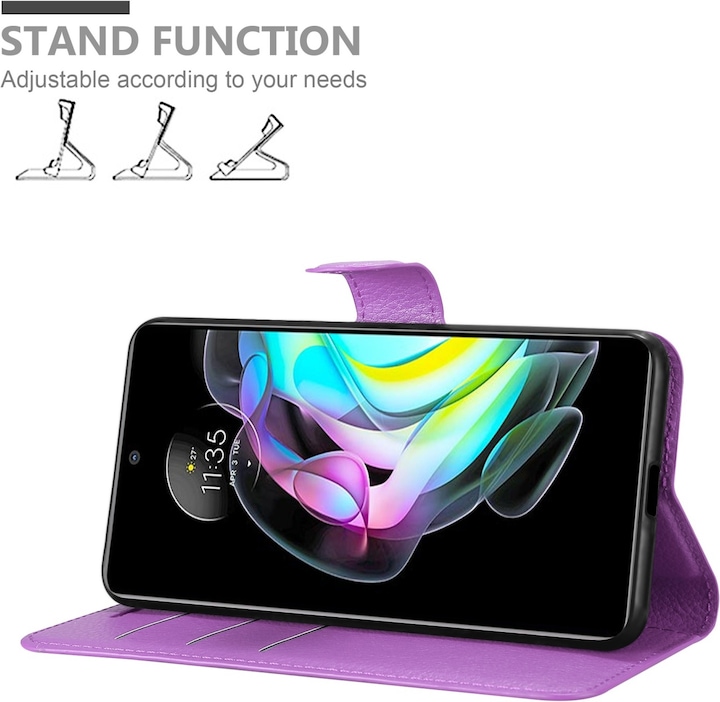 Actual product image Cadorabo Book Stand Case for Motorola EDGE 20 (Motorola Edge 20)