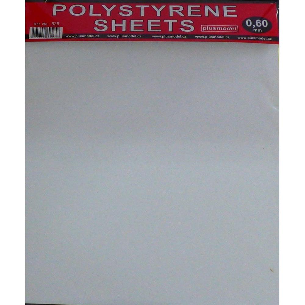 Plus Model Polystyrene sheets 0,60mm