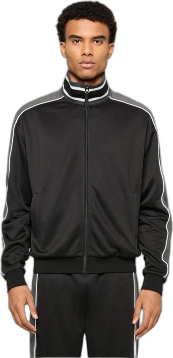 Produktbild Urban Classics Interlock College Trackjacket black L (L)