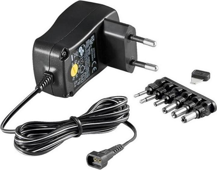 Varia Switching Power Supply, stabilized with 3-12 V output voltage, Eco-Friendly, 600 mA (NB-9049)