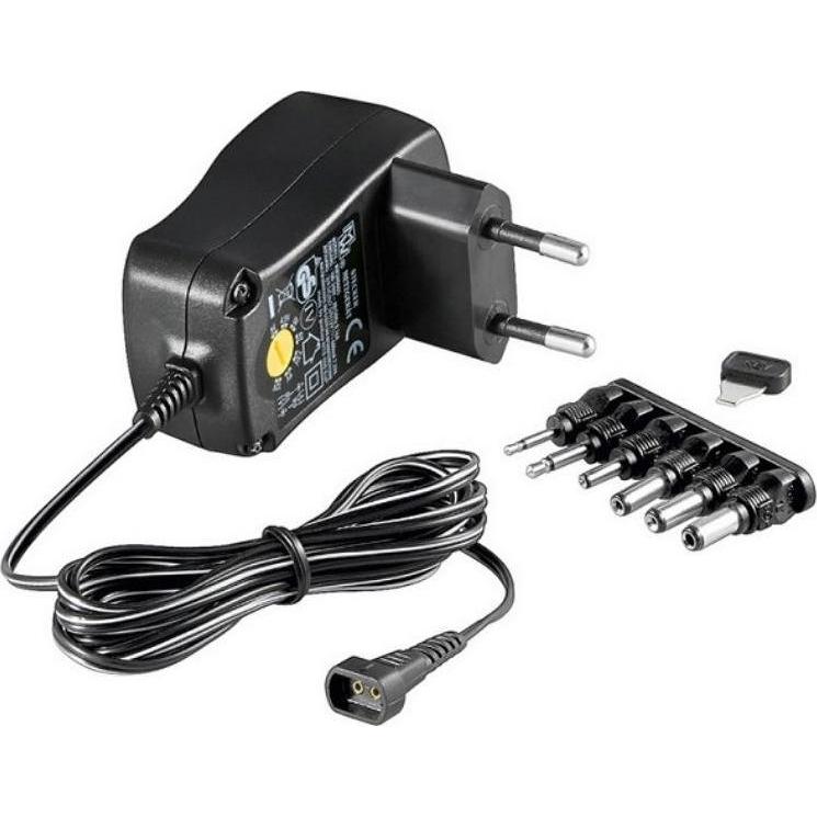 Varia Alimentatore switching, stabilizzato con tensione di uscita 3-12 V, Eco-Friendly, 600 mA (NB-9049), Caricatore universale