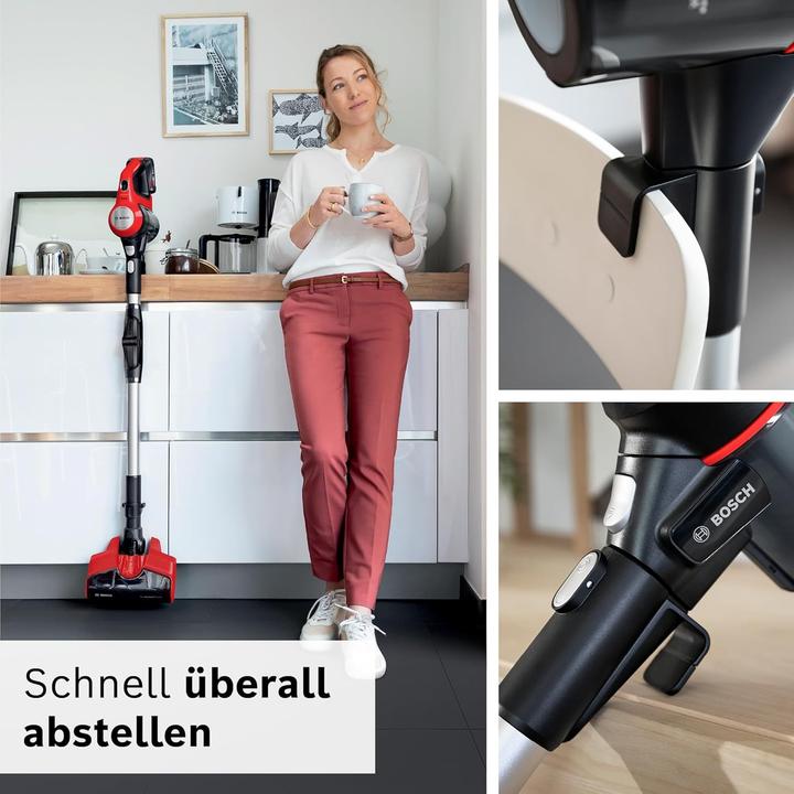 Produktbild Bosch Hausgeräte Unlimited 7 ProAnimal BKS711PET mit Knickrohr, Tornado Rot