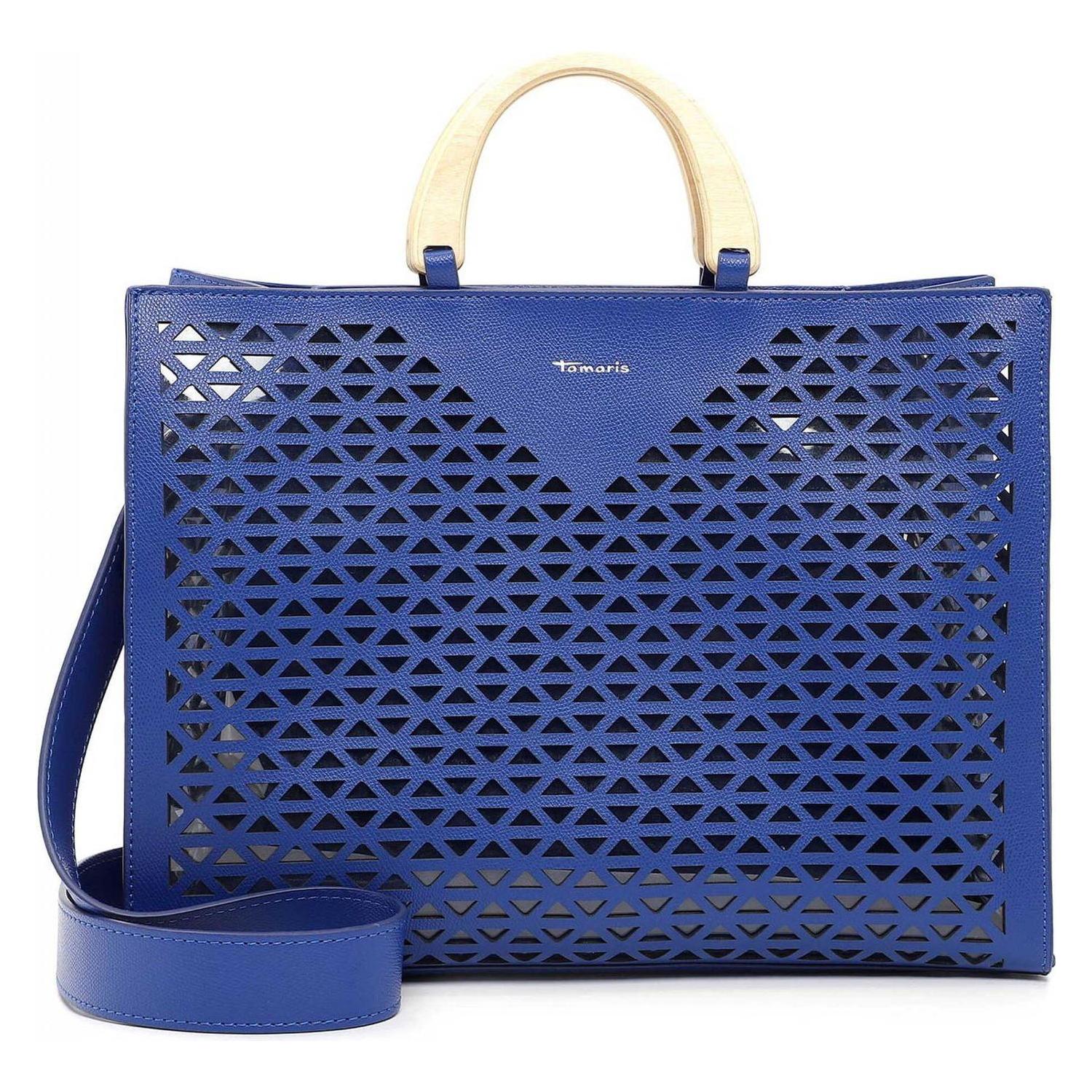 Tamaris, Damen, Tasche, Shopper Lavinia, Blau, (15 l)
