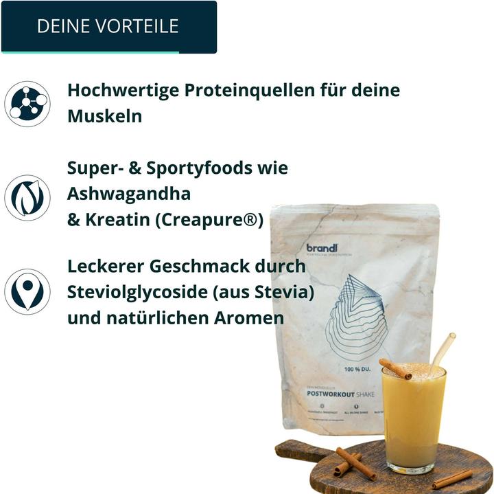 Actual product image Brandl Pulver Post Workout Zimt 1000 g (Cinnamon, 1 pcs., 1000 g)