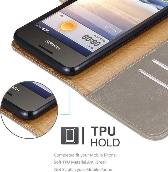 Actual product image Cadorabo Book Luxury Cover (Huawei Ascend Y330)