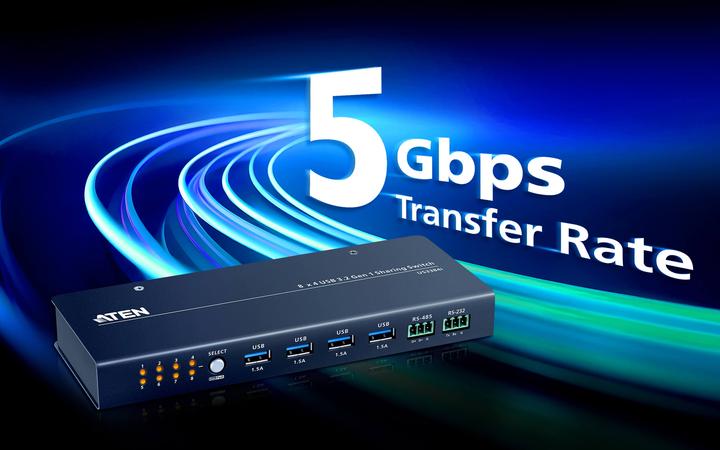 Produktbild Aten US3384i 8x4 USB 3.2 Gen.1 Switch, Multi USB-Umschalter