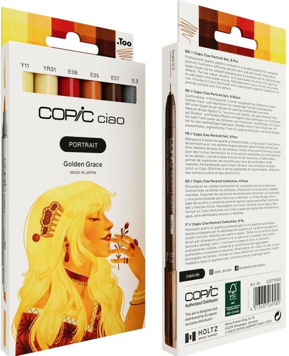 Actual product image Copic Ciao Portrait (6x)