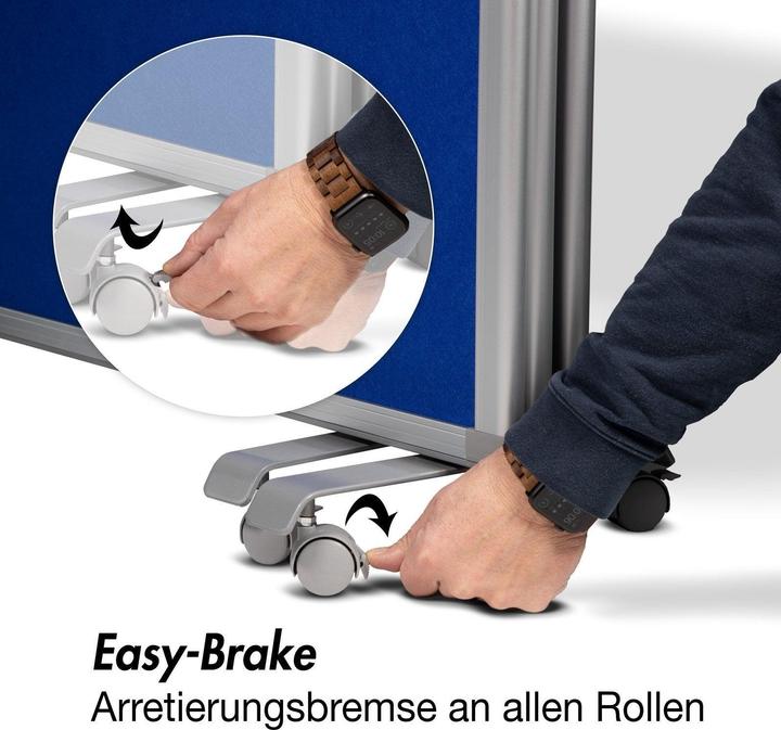 Actual product image Office Marshal Filz-Stellwand (180 x 35 x 180 cm)