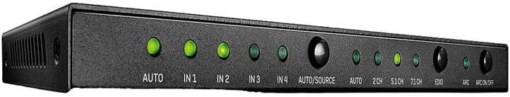 Image du produit Lindy Commutateur HDMI 2.0 18G à 4 ports avec audio