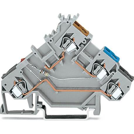 Wago Terminale iniziatore a 3 fili, Accessori di elettronica + Alloggiamento, Grigio