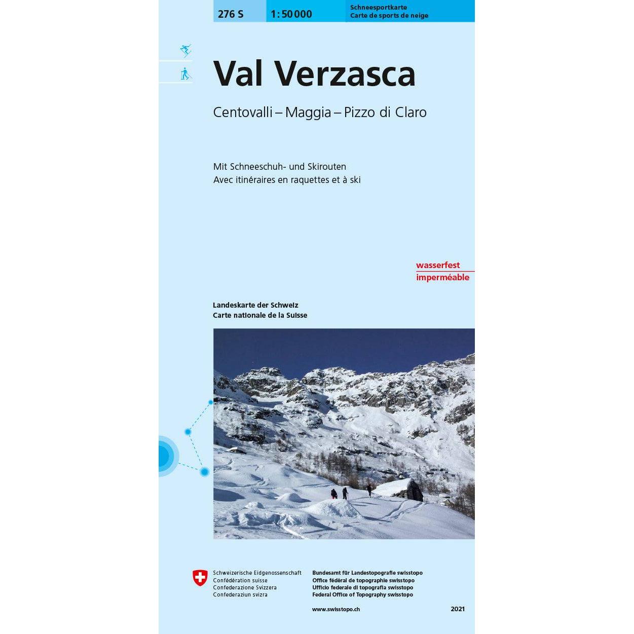Val Verzasca 50000, Landkarte
