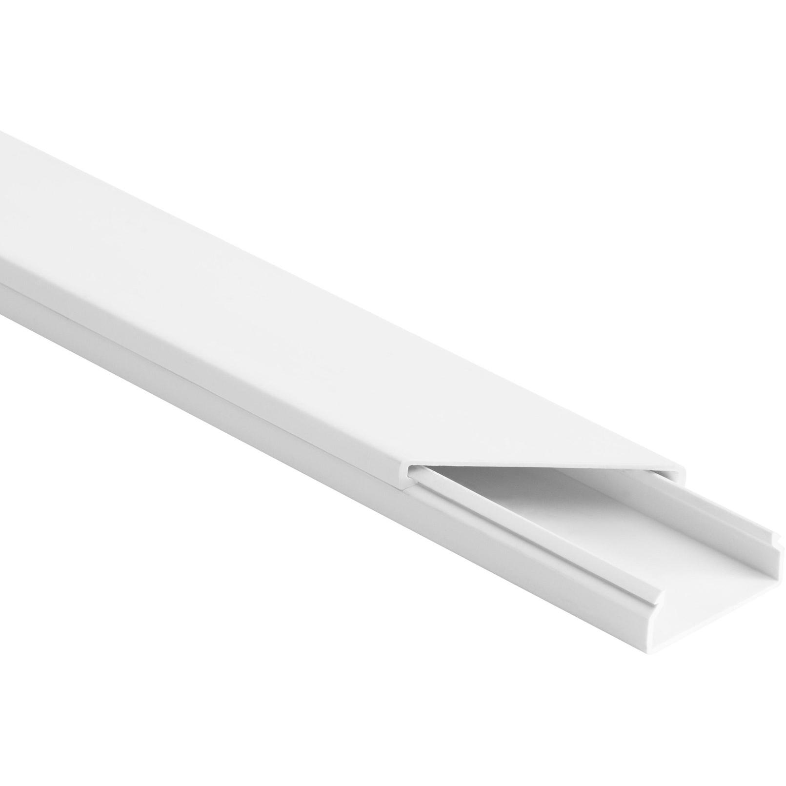 No Name, Kabelschutz + Kabelführung, Elektroinstallationsleisten-Set WEISS LS 35x18 2m (PACKUNG MIT 10 STÜCK) (2000 mm)