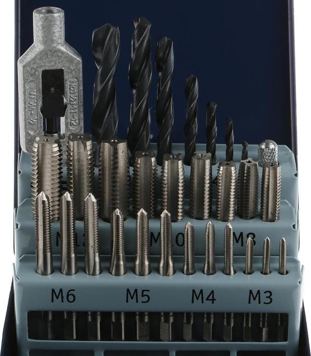 Produktbild Eventus Gewindebohrer Sortiment 29-teilig M3-M12