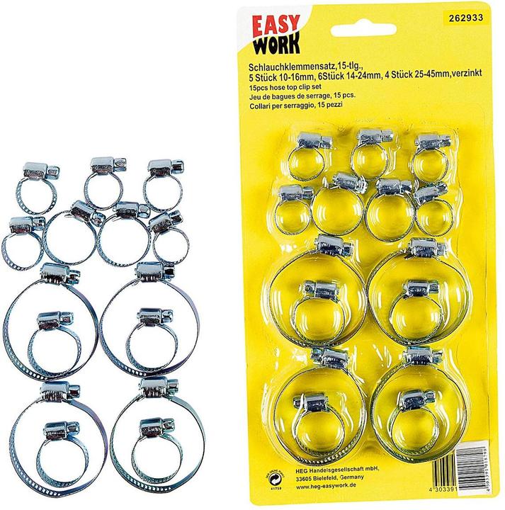 Easy Work Schlauchklemmensatz (Schlauchklemme, 45 mm)