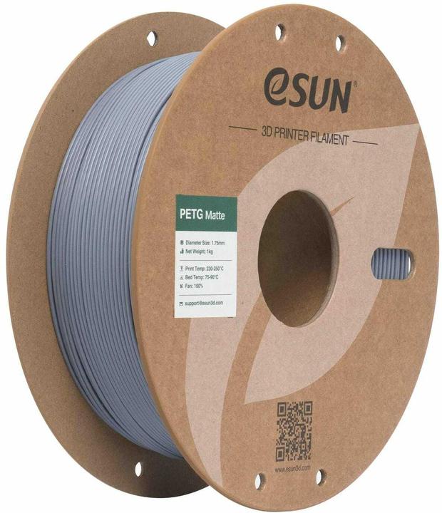 Image du produit eSUN Filament PETG-Matte Dunkelgrau 1.75 mm 1 kg (PETG, 1.75 mm, 1000 g)