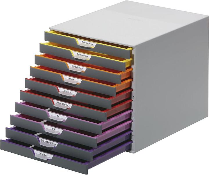 Produktbild Durable Schubladenbox Varicolor 10 (A4)