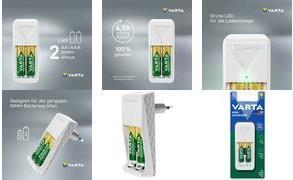 Produktbild Varta Mini Charger 2x AAA (1 Stk., AAA, 800 mAh, Ladegerät inkl. Akku)
