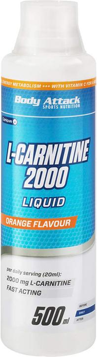 Actual product image Body Attack L-Carnitine Liquid (500 ml) (1 pcs., Liquid, 500 ml)