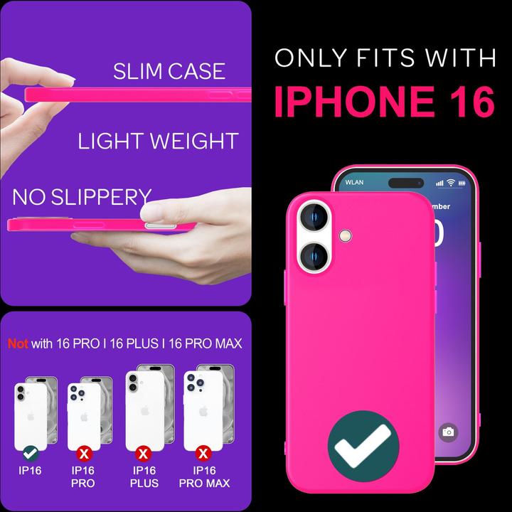 Image du produit Nalia Neon Silicone Cover (Apple iPhone 16)