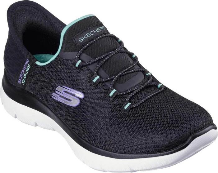 Black, Violet, Turquoise
