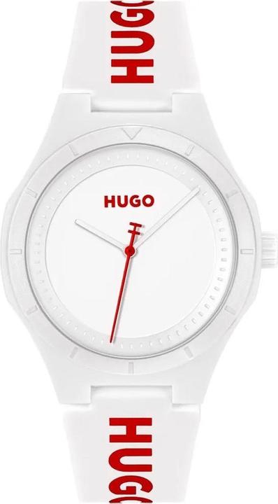 Hugo Boss Hugo Lit For Him Herrenuhr Weiss 1530345 + BOX
