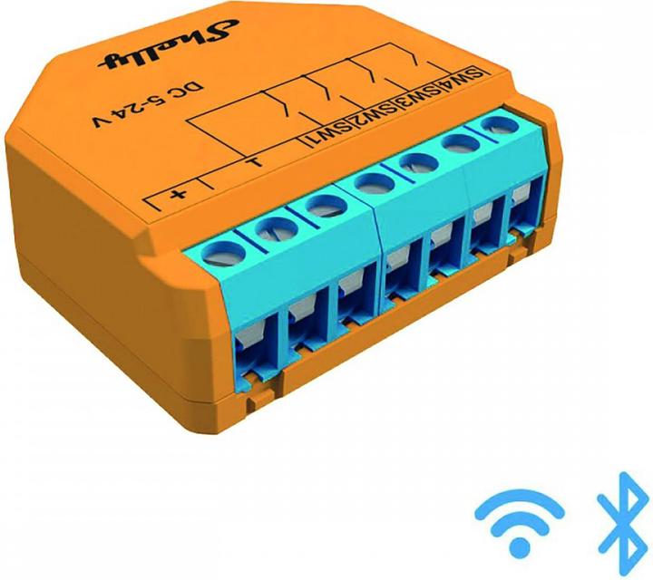 Actual product image Shelly Plus I4 DC (Switch actuator)